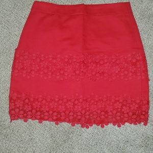 Fuchsia mini skirt